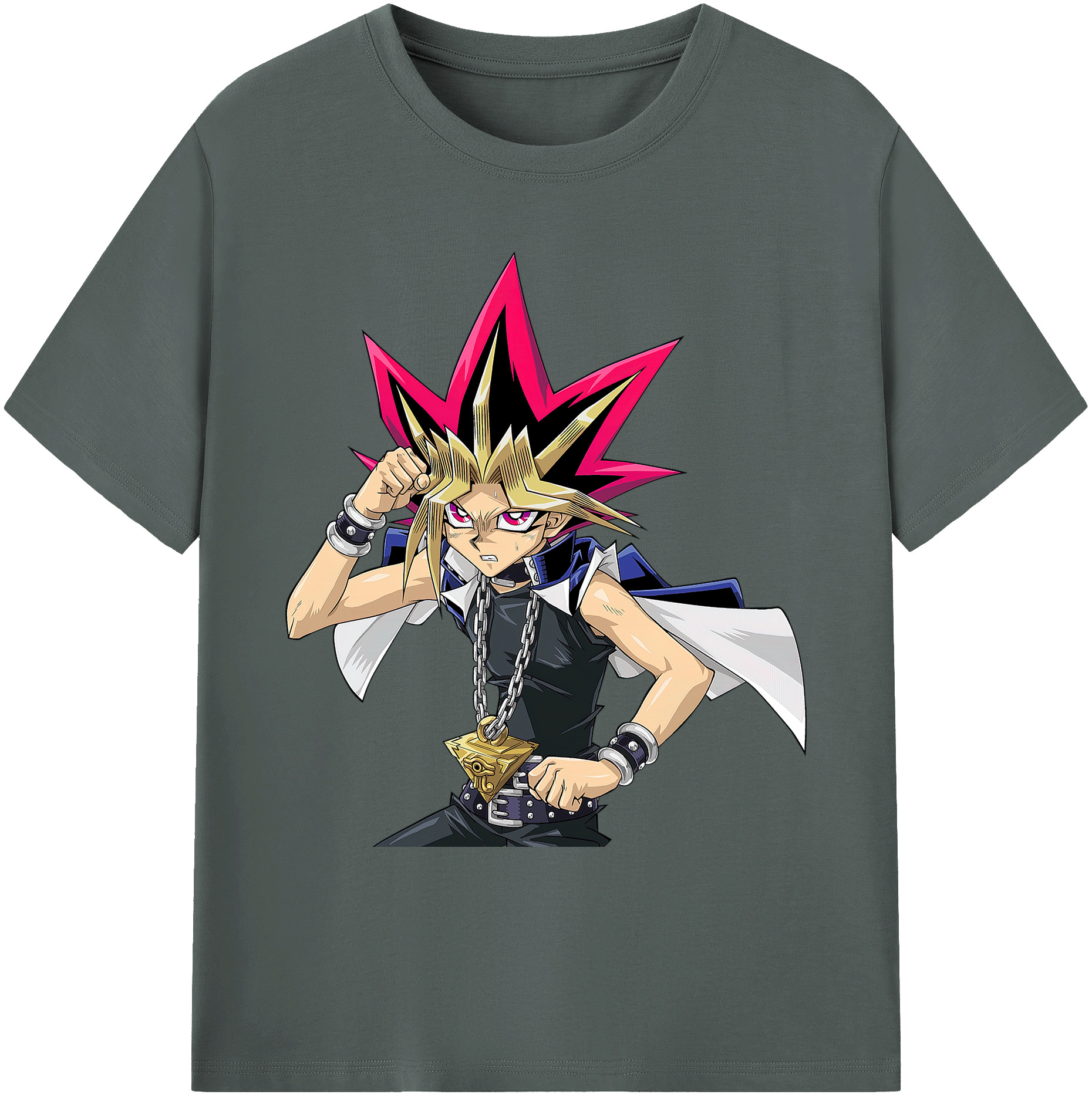 （画像用） 遊☆戯☆王 Yu-Gi-Oh! 綿100％ メンズ半袖Tシャツ｜肌触りやわらか＆通気性